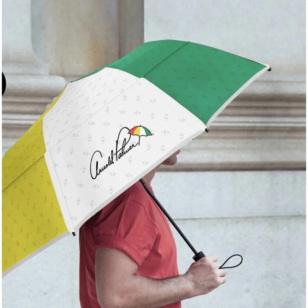 Weatherman Arnold Palmer Classic Collapsible Golf Umbrella Multicolor NEW